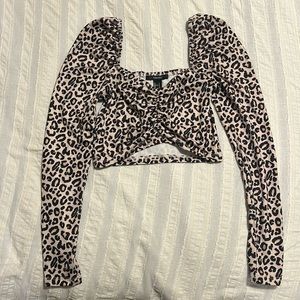 Forever 21 Long Sleeve Crop Top
